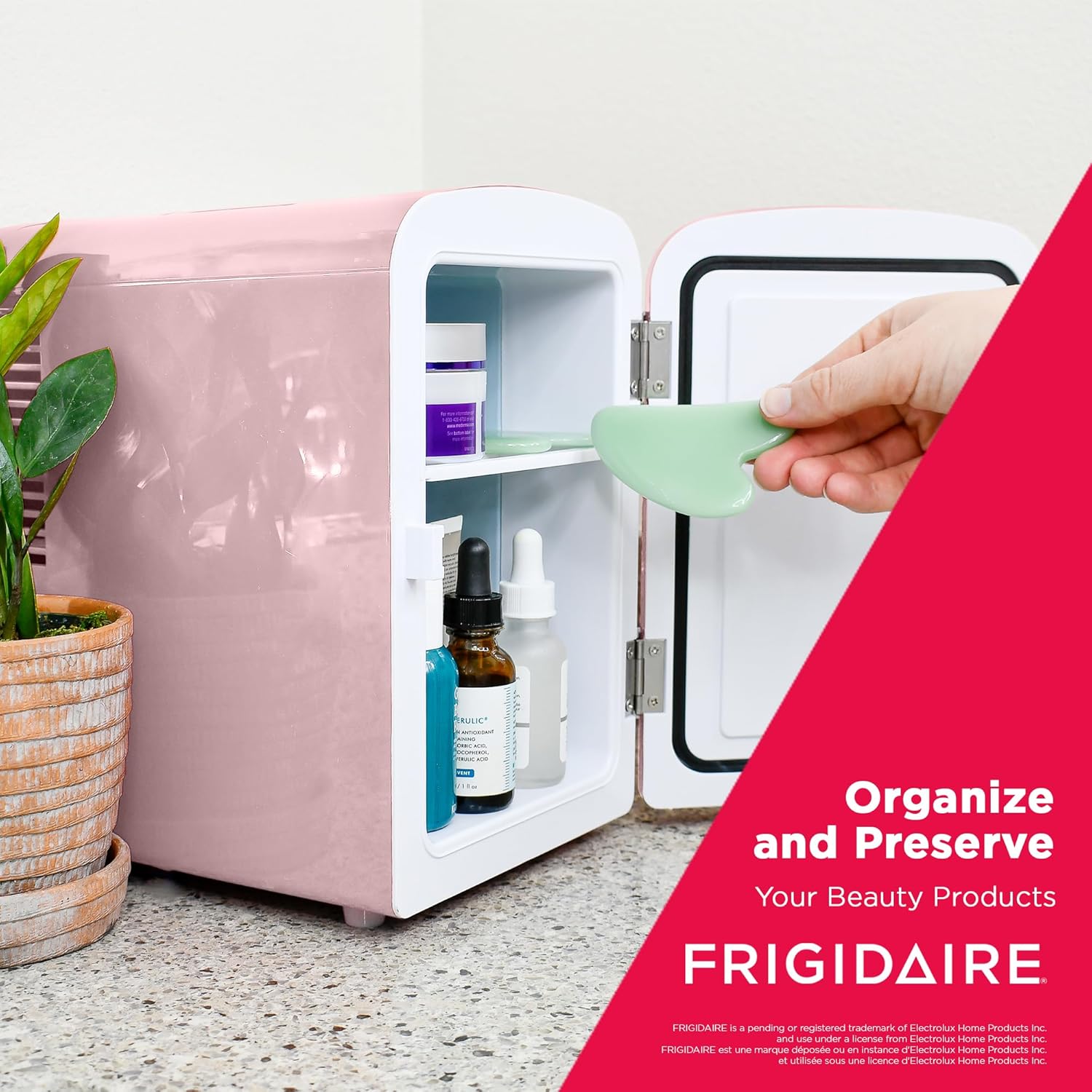 1724355227 309 Frigidaire Retro Mini Fridge Cooler 4L Capacity Chills 6 12oz