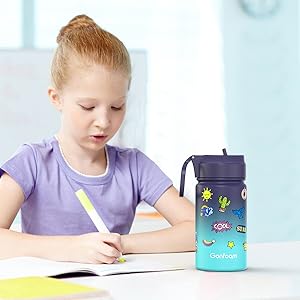 1724361189 278 Kids Water Bottle 2 Pack 16oz Water Bottles Kids with Straw