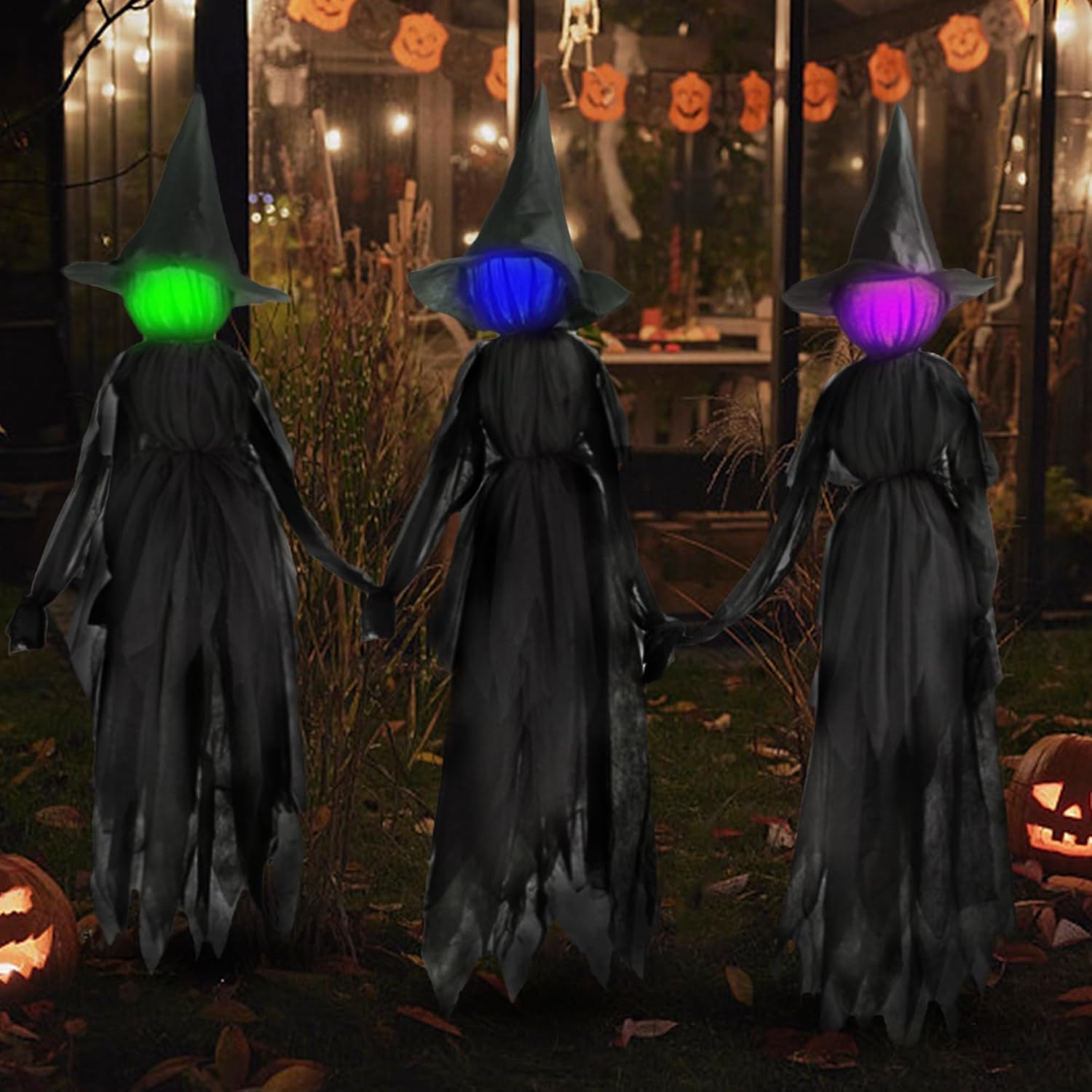 1724370360 536 winemana 3 Pack Witches Halloween Decorations Outdoor 6 FT Lighted