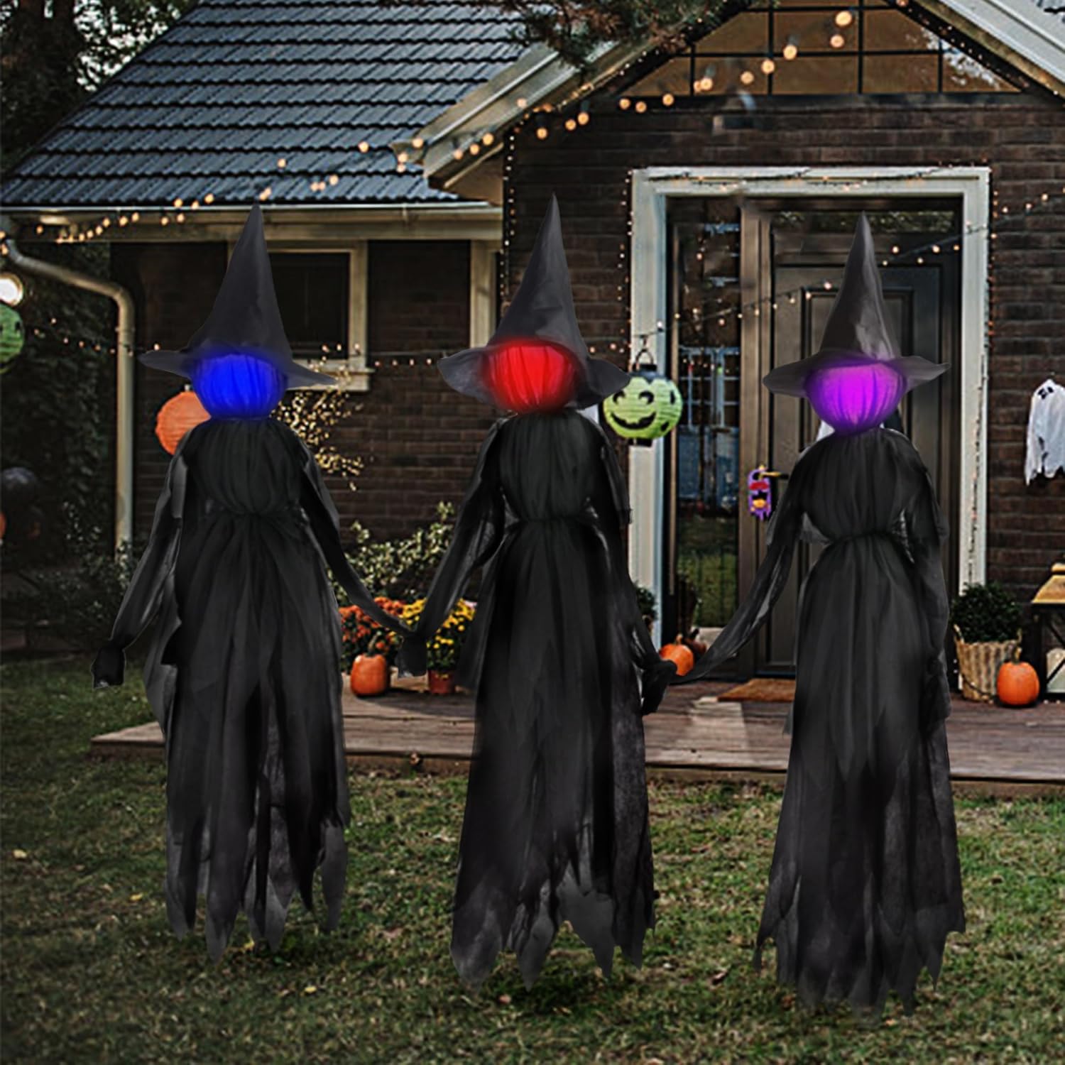 1724370360 867 winemana 3 Pack Witches Halloween Decorations Outdoor 6 FT Lighted