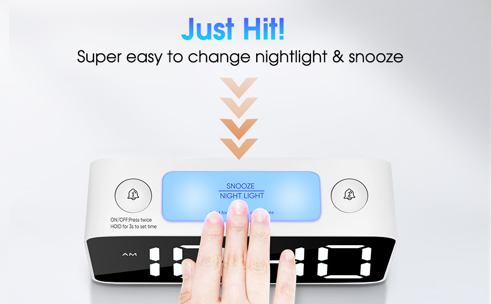 1724373732 208 Super Loud Alarm Clock for Heavy Sleepers AdultsDigital Clock with