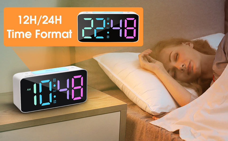 1724373733 984 Super Loud Alarm Clock for Heavy Sleepers AdultsDigital Clock with