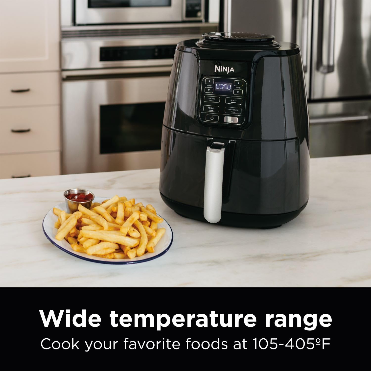 1724391561 704 Ninja AF101 Air Fryer that Crisps Roasts Reheats Dehydrates