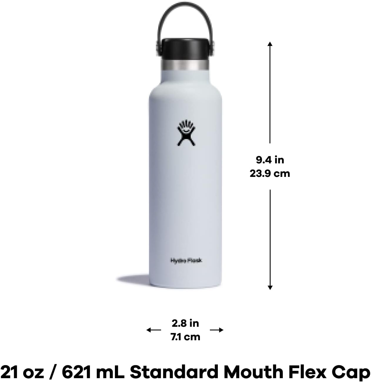 1724396679 845 Hydro Flask Stainless Steel Standard Mouth Water Bottle with