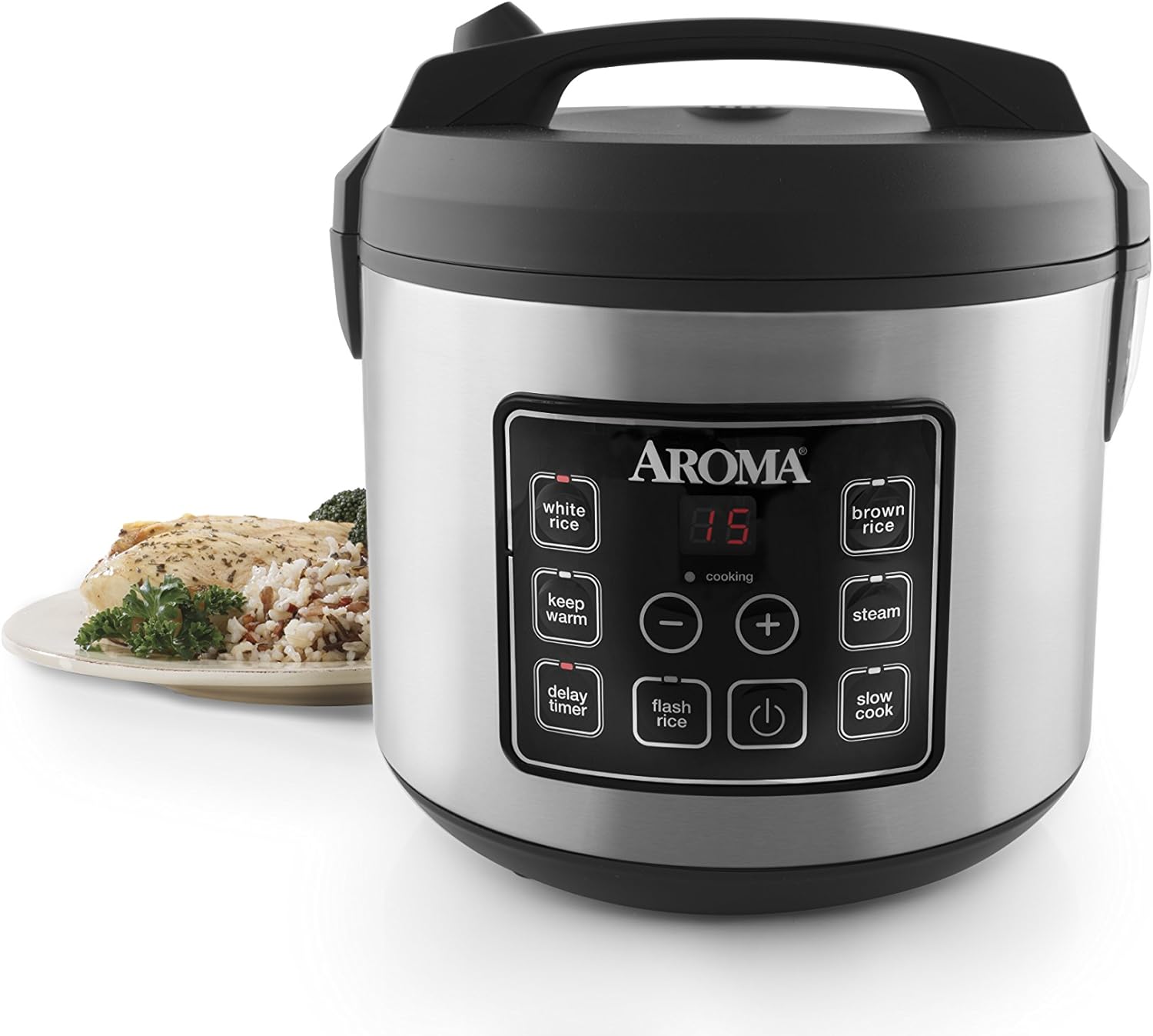 1724432301 543 Aroma Housewares 20 Cup Cooked 10 cup uncooked Digital Rice