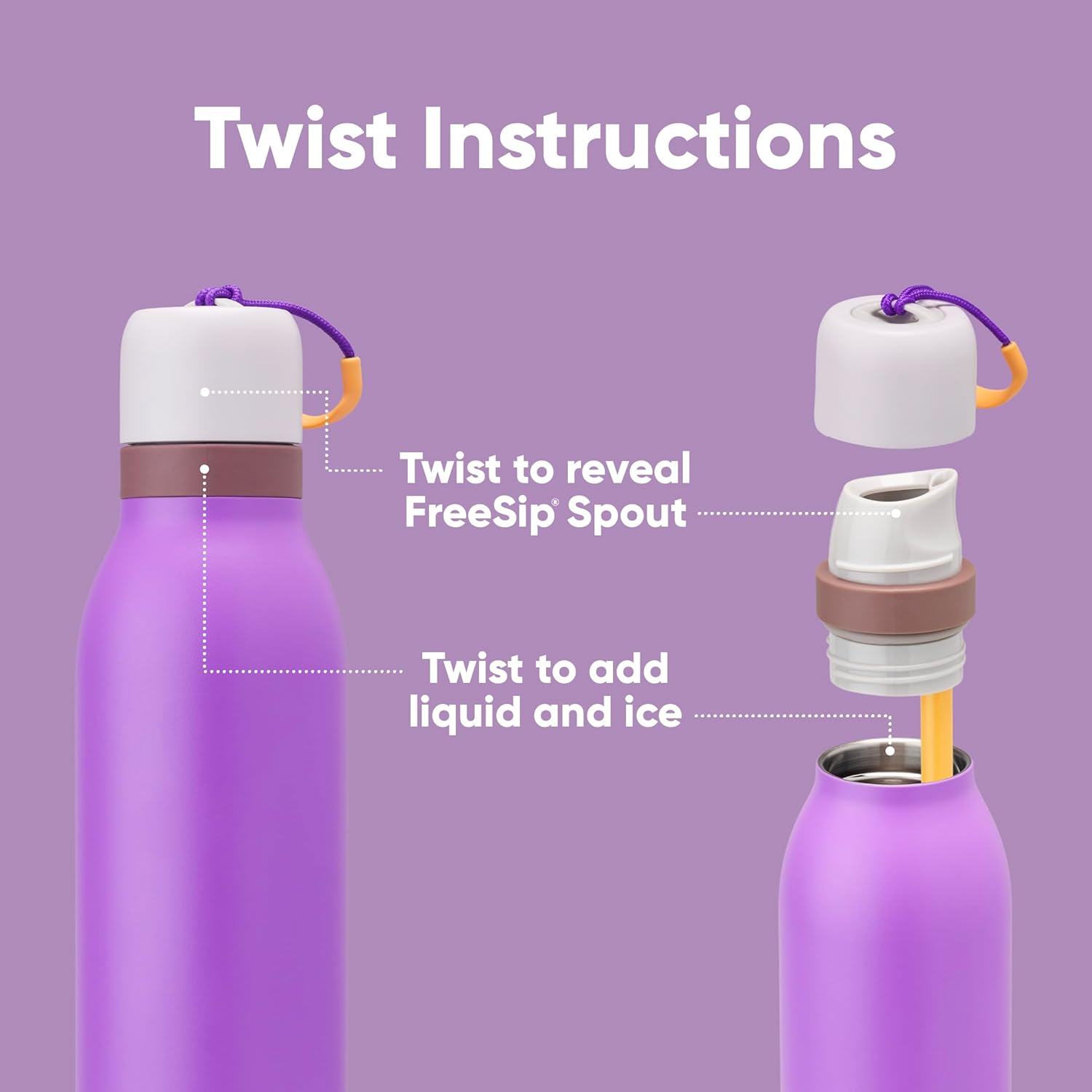 1724433234 520 Owala FreeSip Twist Insulated Stainless Steel Water Bottle with Straw