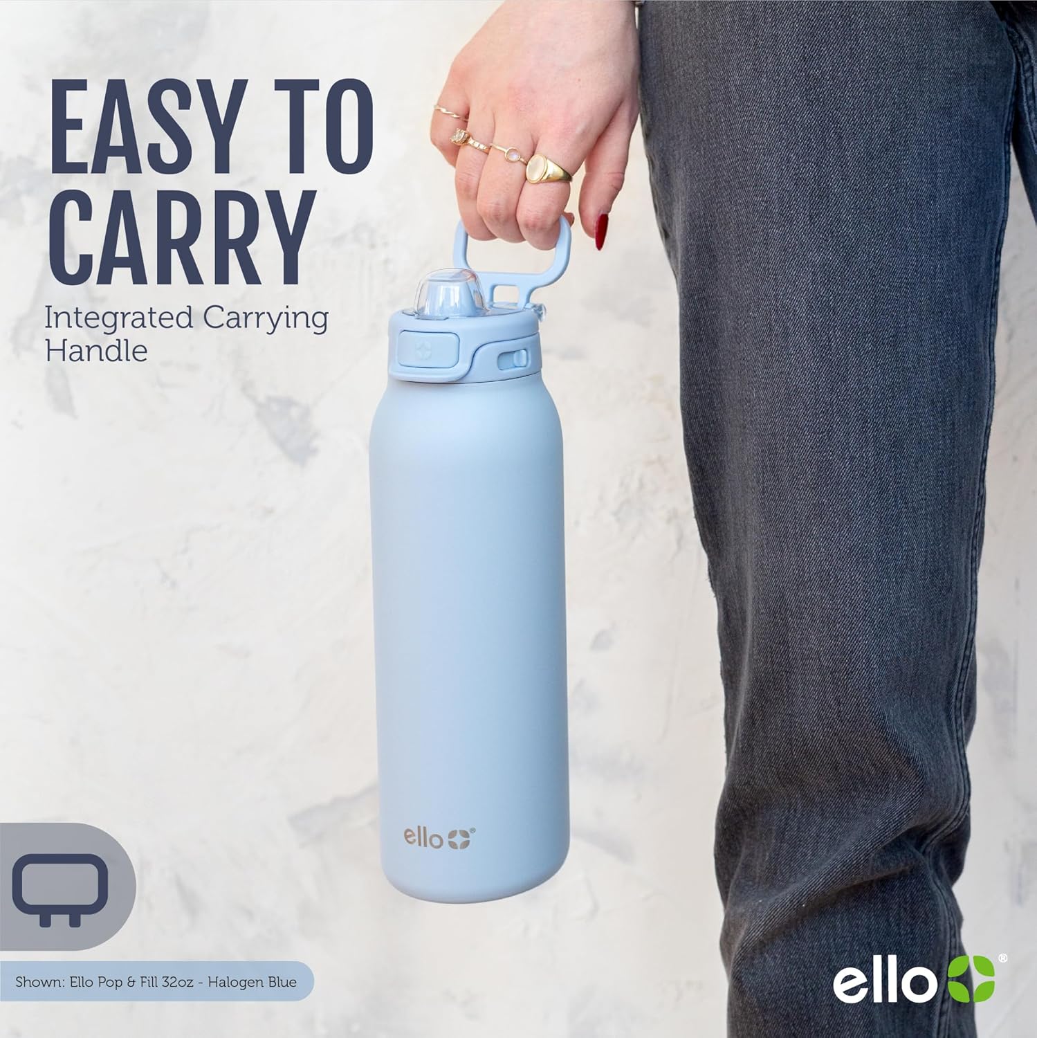 1724434111 29 Ello Pop Fill Stainless Steel Water Bottle with Quick