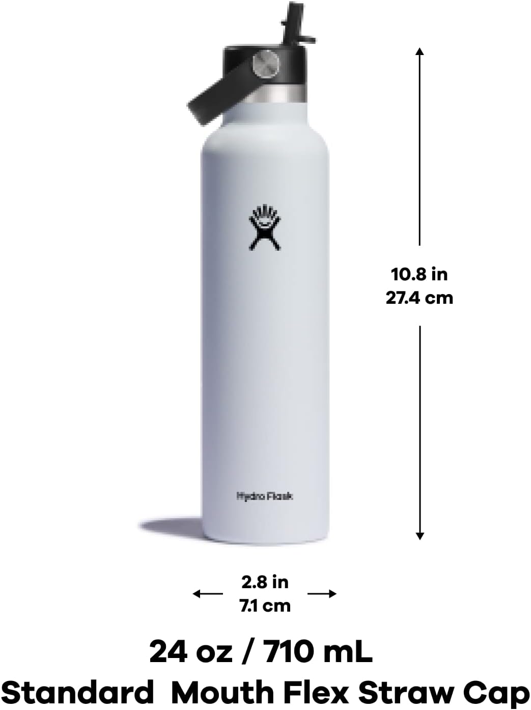 1724434960 965 Hydro Flask 24 Oz Stainless Steel Standard Mouth Water Bottle