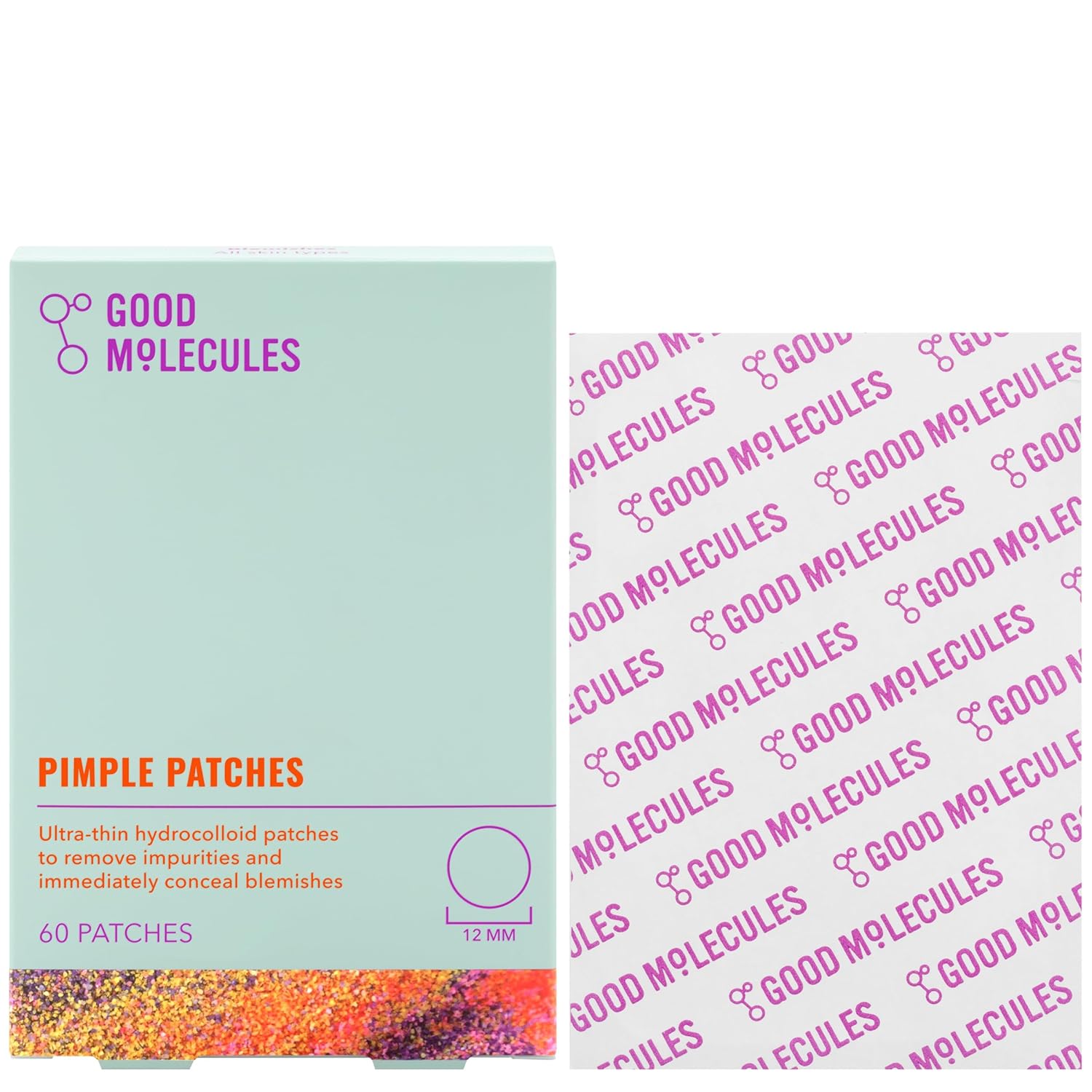 1724442951 546 Good Molecules Pimple Patches 60 Patches Ultra Thin Hydrocolloid Patches