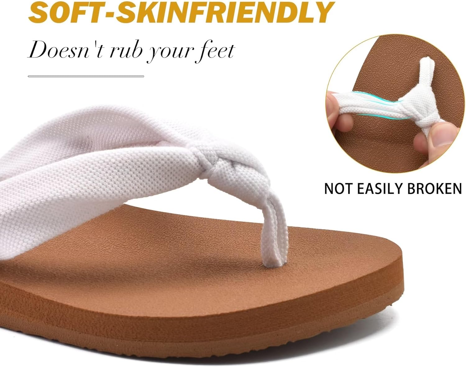 1724443778 323 KuaiLu Flip Flops for Women with Arch Support Yoga Mat