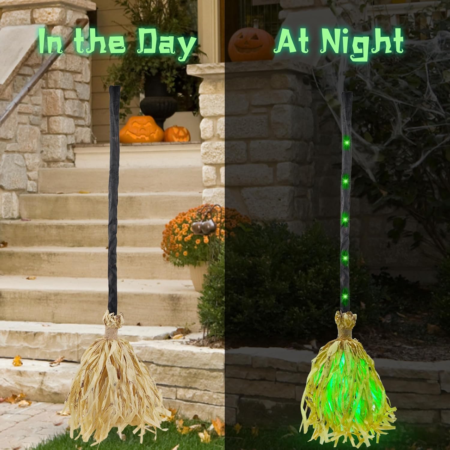 1724446395 984 DRDUDU Witch Broom Halloween Decor Animated Witches Moving Broomstick Scary