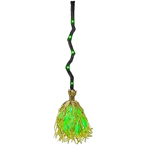 1724446396 432 DRDUDU Witch Broom Halloween Decor Animated Witches Moving Broomstick Scary