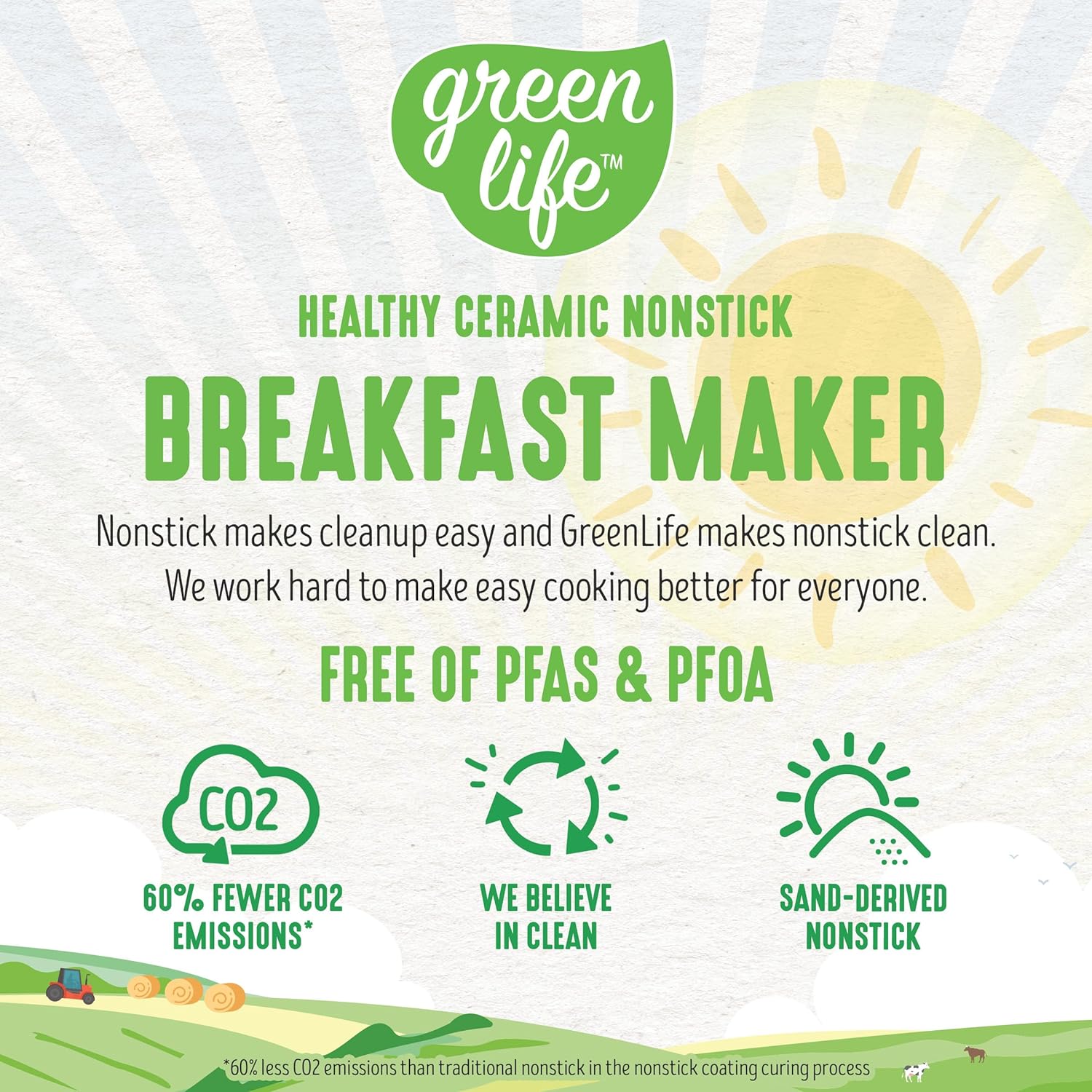 1724454158 121 GreenLife 3 in 1 Breakfast Station Ceramic Nonstick PFAS Free Dual Griddles for