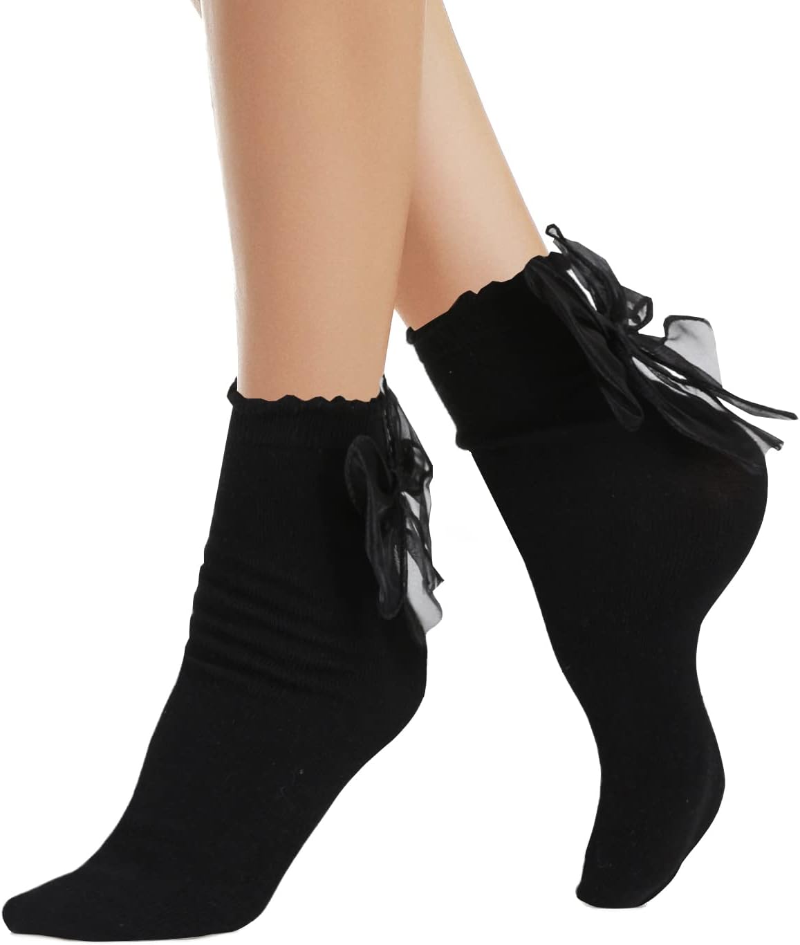 1724458351 397 Benefeet Sox Cute Ruffle Bow Socks for Womens Girls Frilly