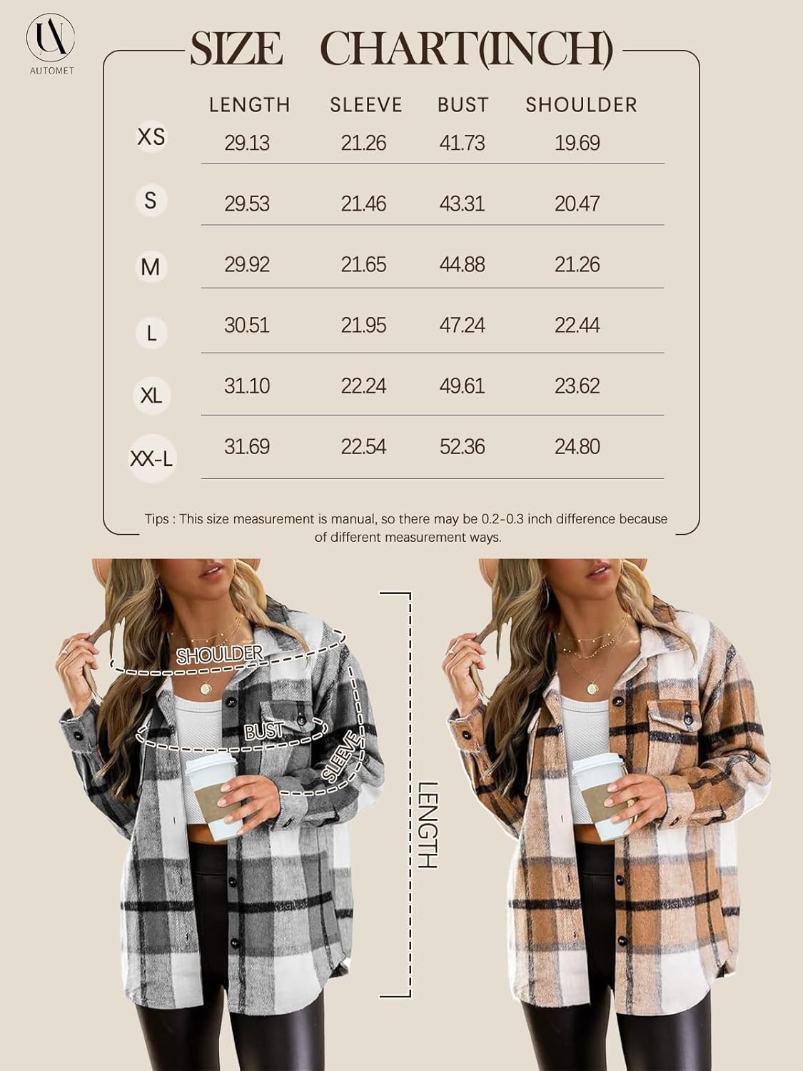 1724460937 33 AUTOMET Womens Fall Outfits Fashion Clothes Shackets Flannel Plaid Button