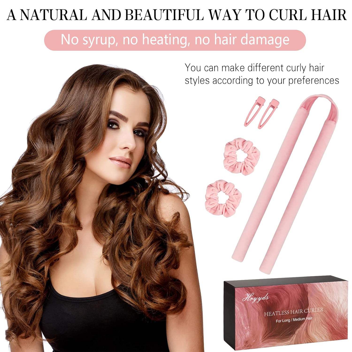 1724477180 69 Upgraded Heatless Hair Curler with Gift Box Velvet Heatless Curls