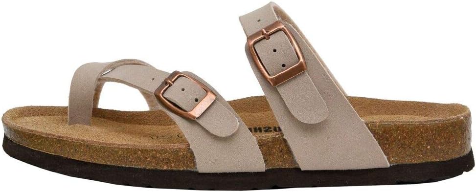 1724481373 595 CUSHIONAIRE Womens Luna Cork Footbed Sandal With Comfort