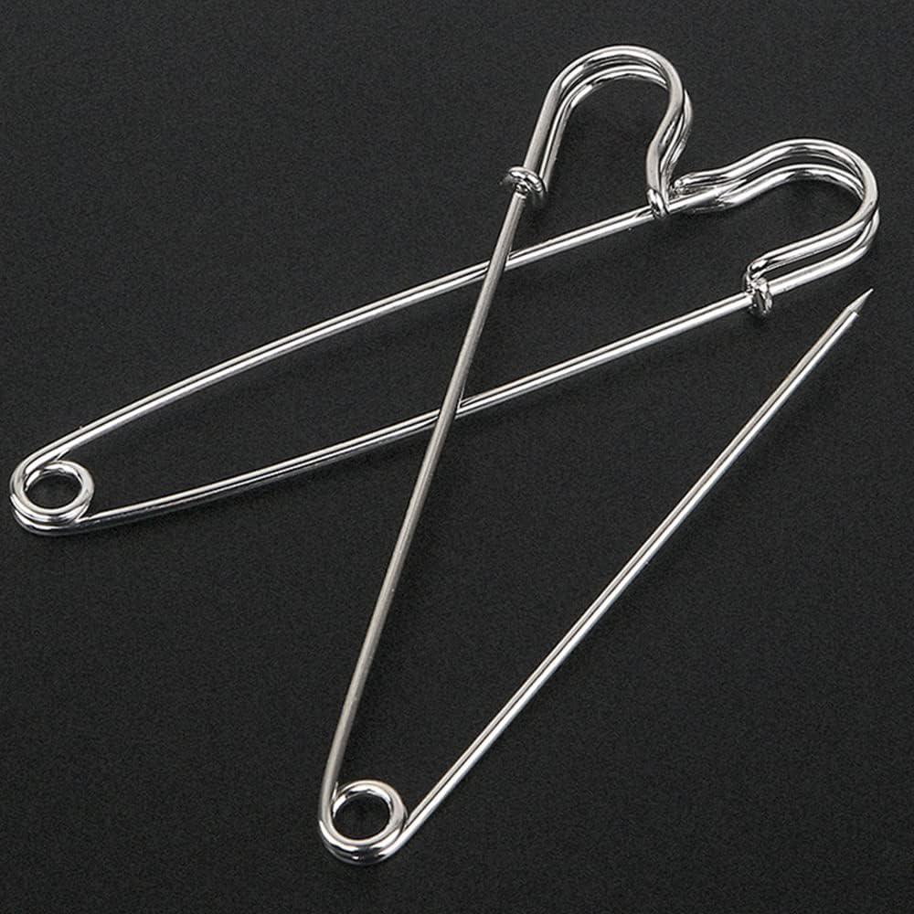 1724494267 135 Large Safety Pins Assorted Clothes 60Pcs Heavy Duty 3 Sizes