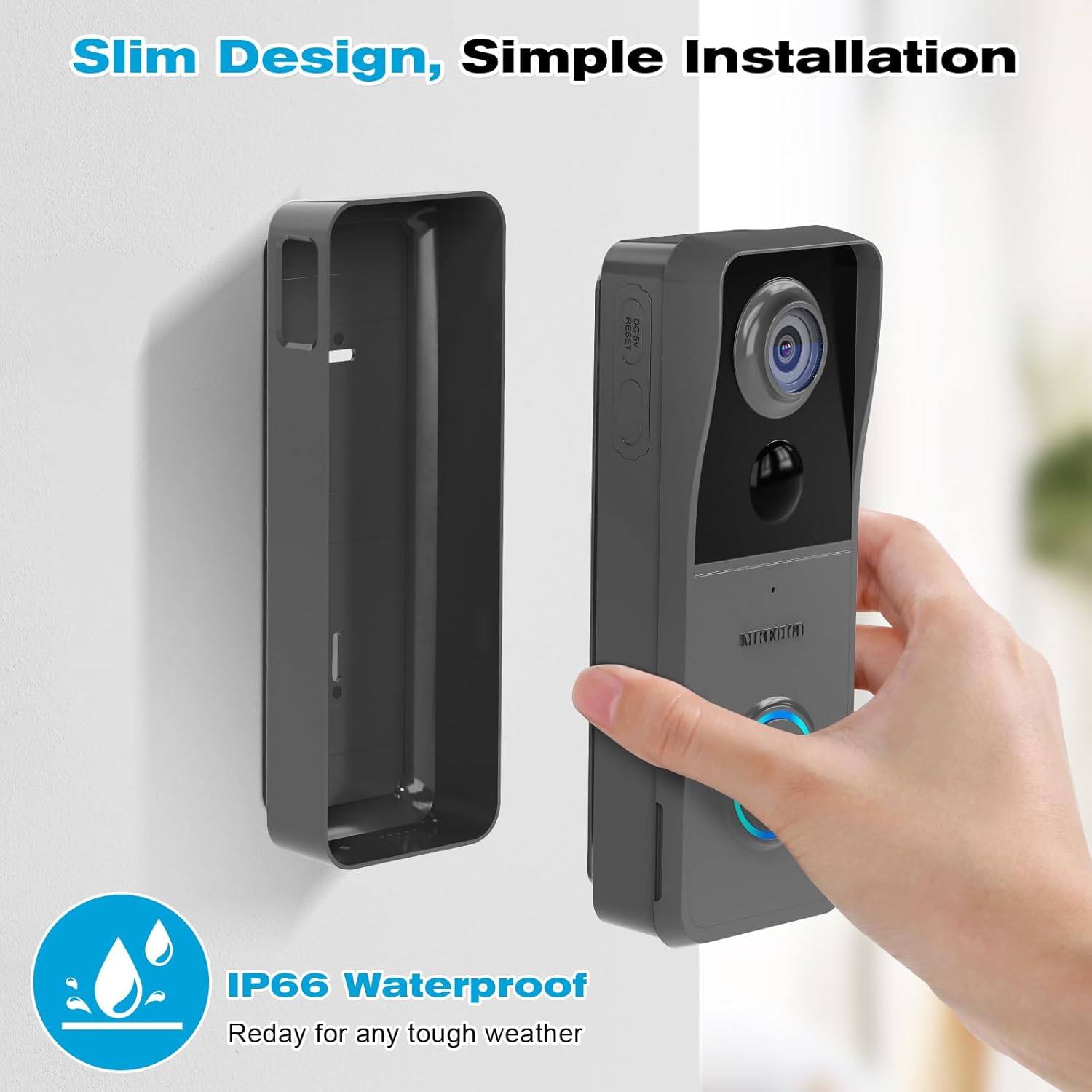 1724504446 353 2K HD Doorbell Camera Wireless with Included Ring Chime MKEOLGE