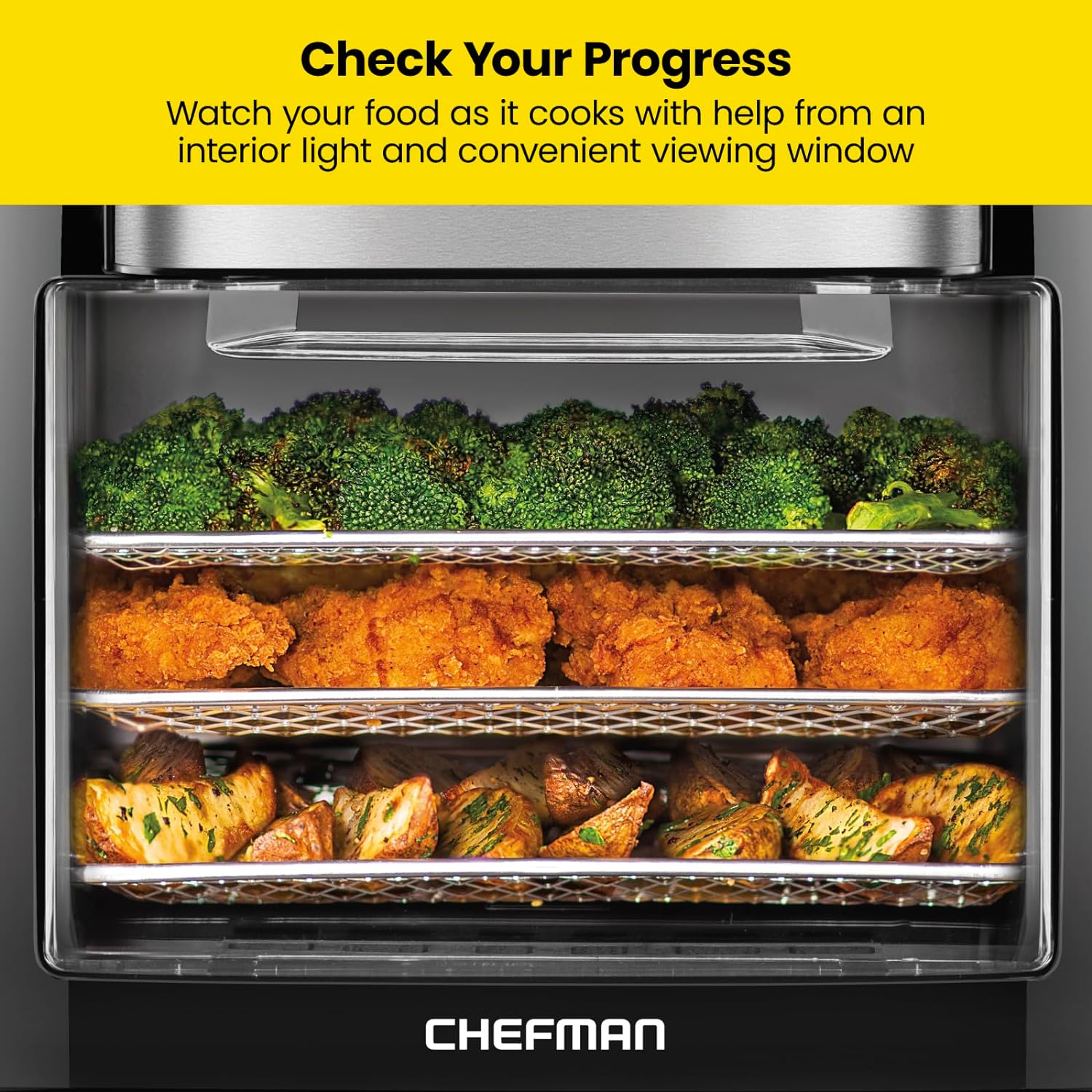 1724505304 164 CHEFMAN Multifunctional Digital Air Fryer Rotisserie Dehydrator Convection Oven 17