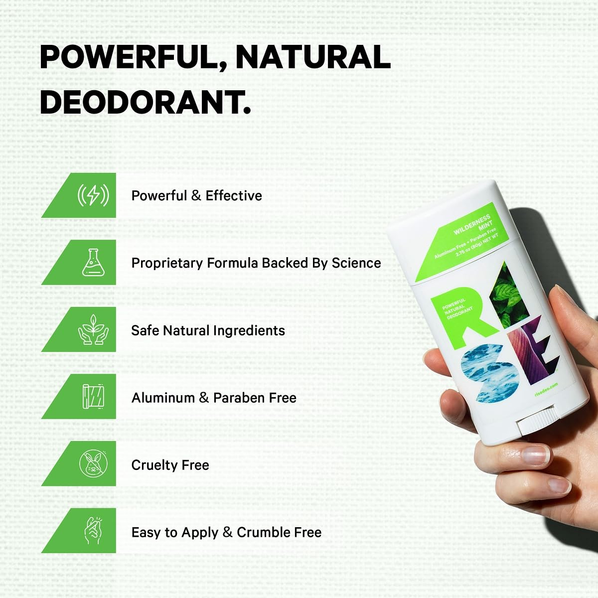 1724513501 124 Rise Powerful Natural Deodorant Aluminum Free Deodorant for Women