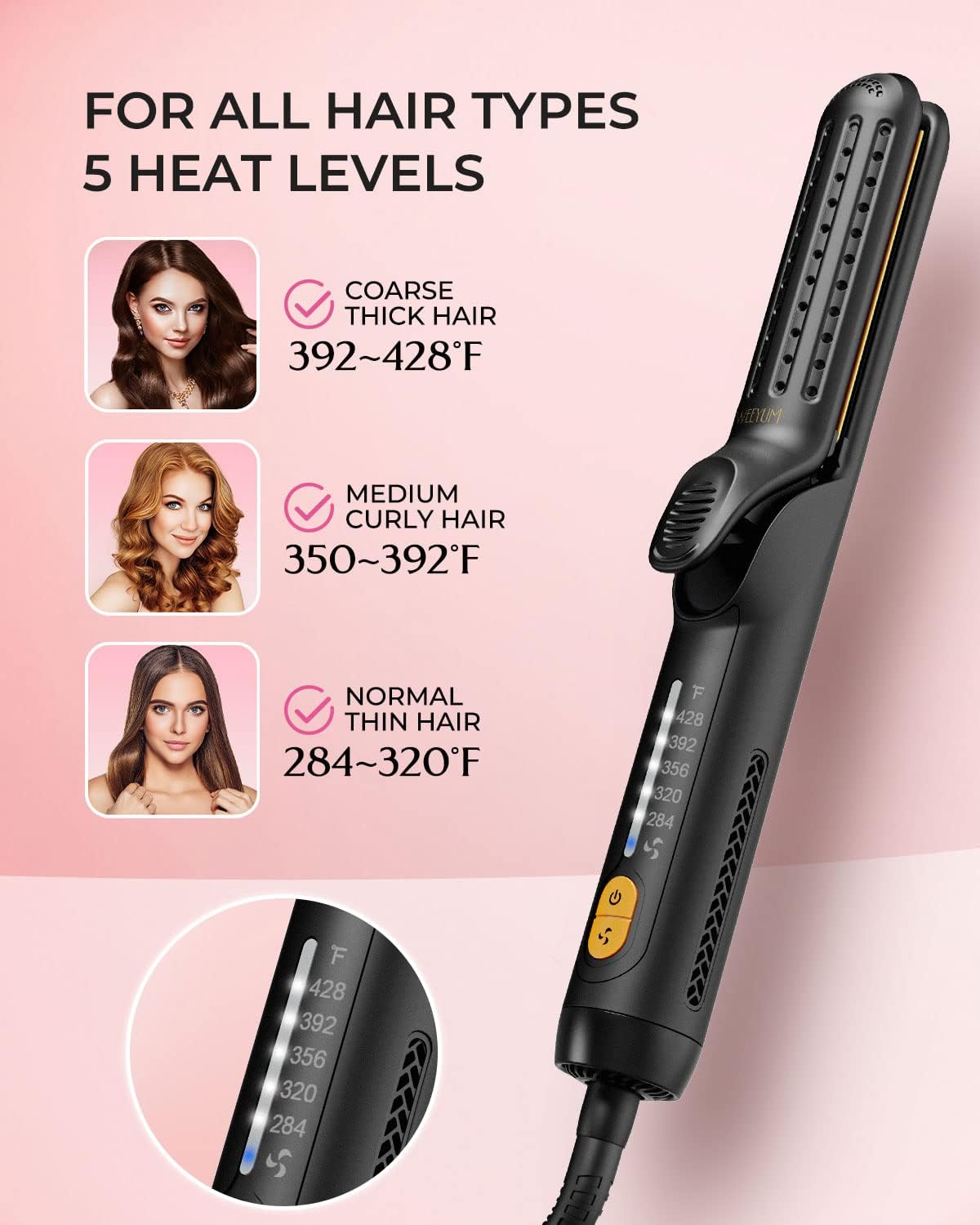 1724521194 860 Hair Straightener and Curler 2 in 1 Airflow Curling Iron