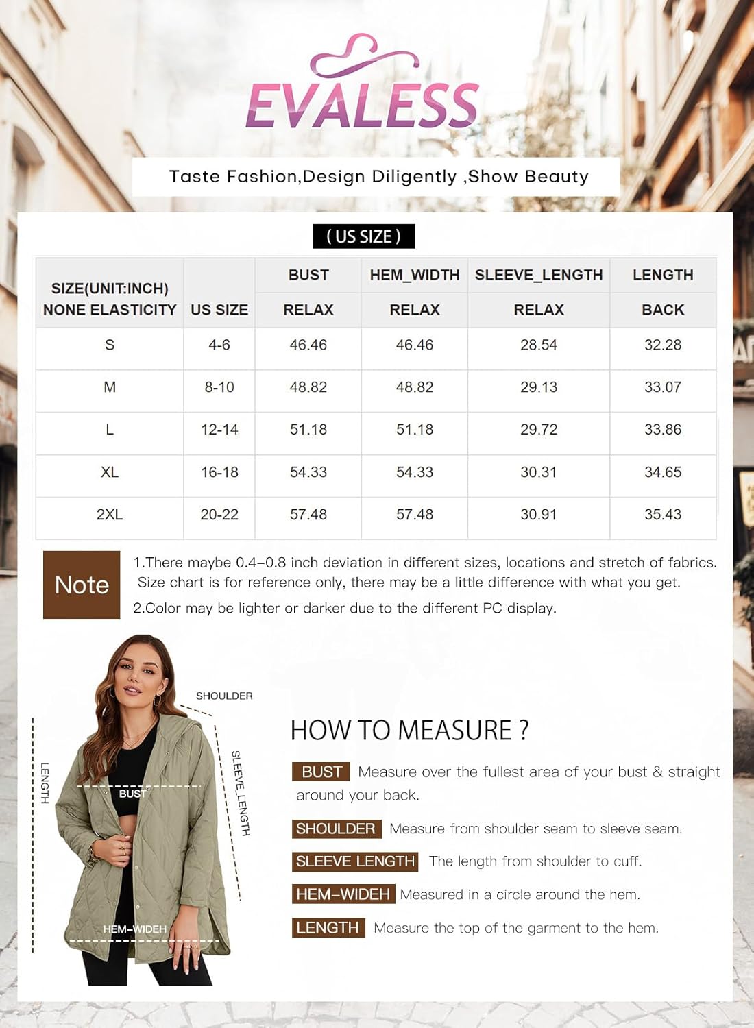 1724527156 395 EVALESS Long Jackets for Women Fashion 2024 Winter Coat for