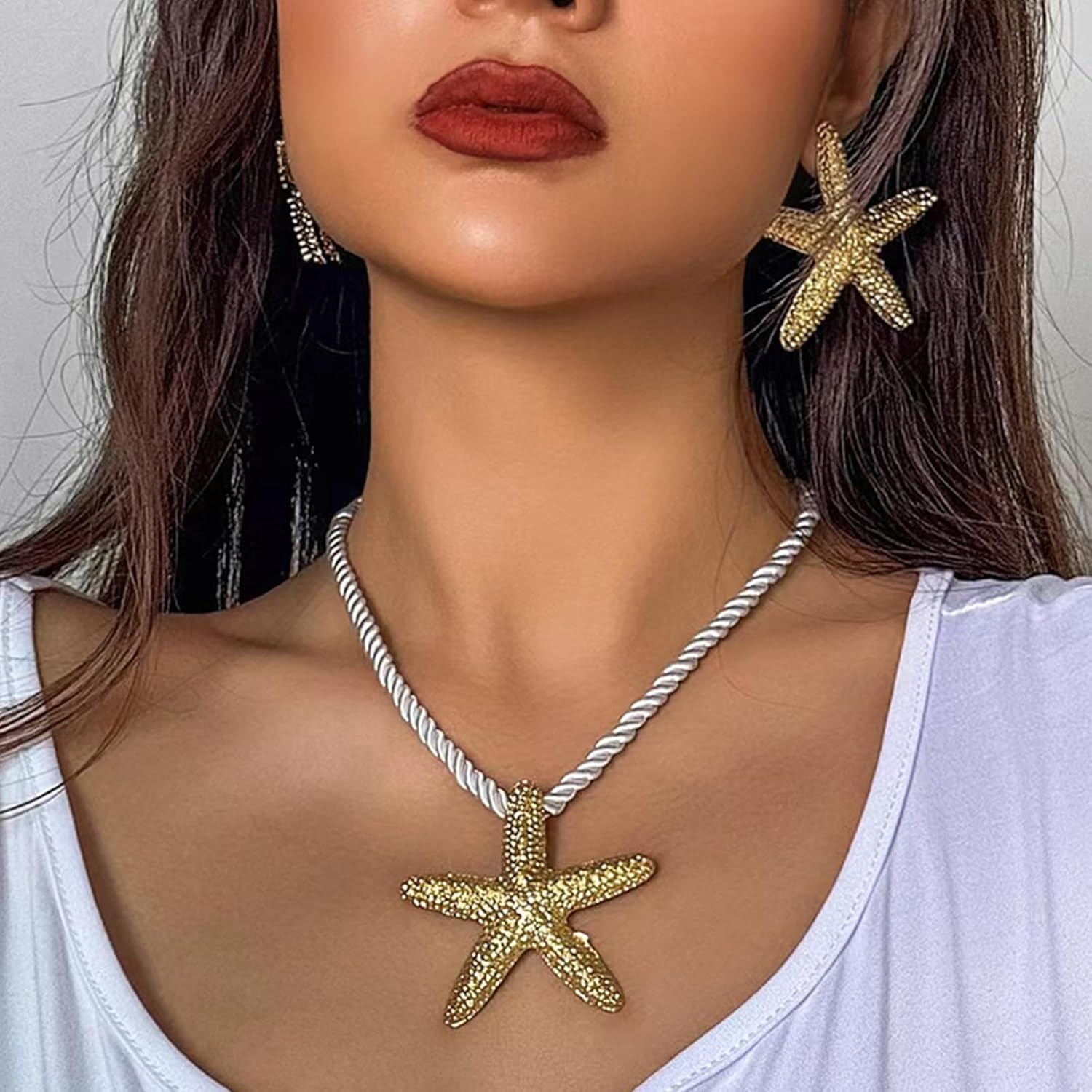 1724528872 254 Starfish Earrings Gold Summer Dresses for Women 2024 Starfish Charm