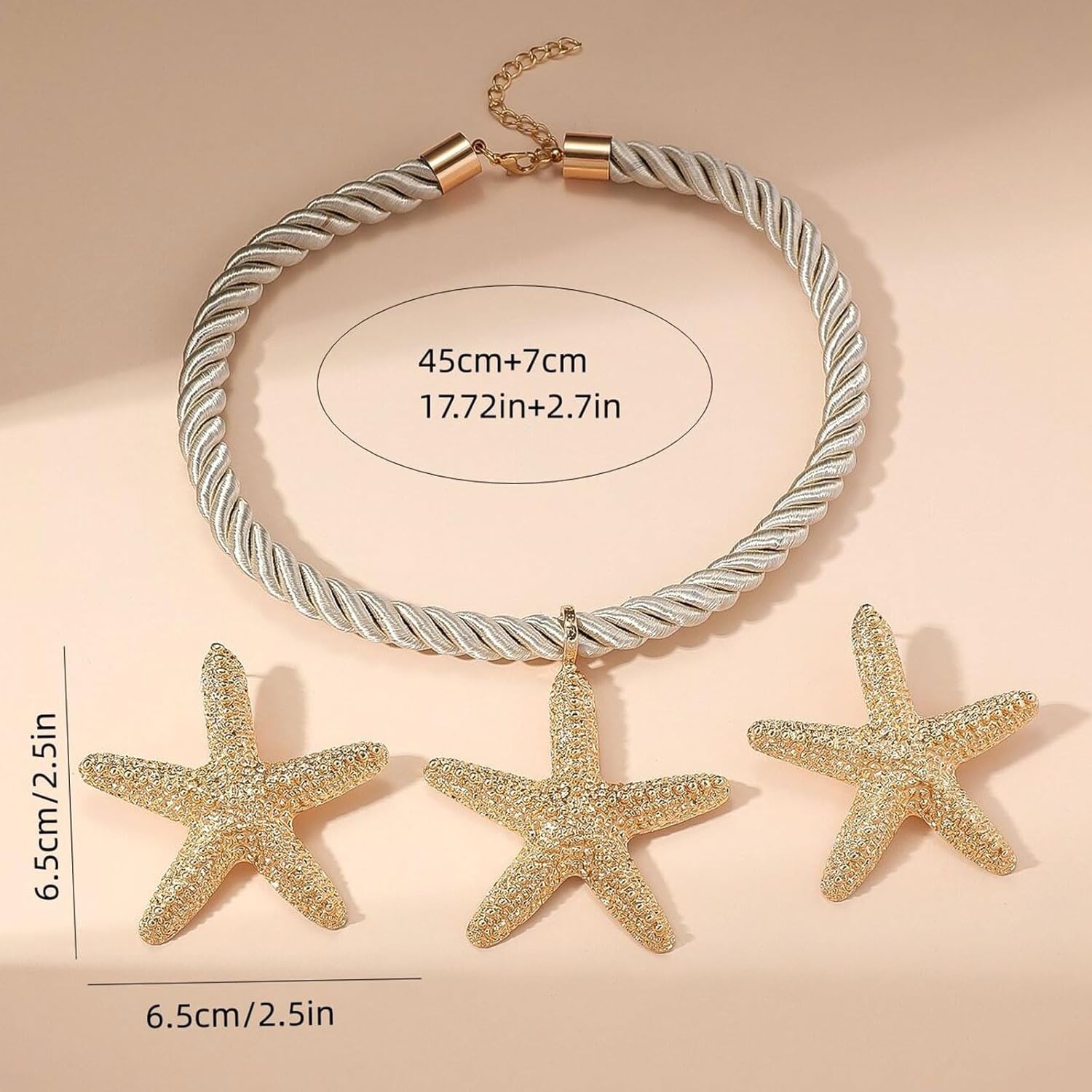 1724528872 809 Starfish Earrings Gold Summer Dresses for Women 2024 Starfish Charm