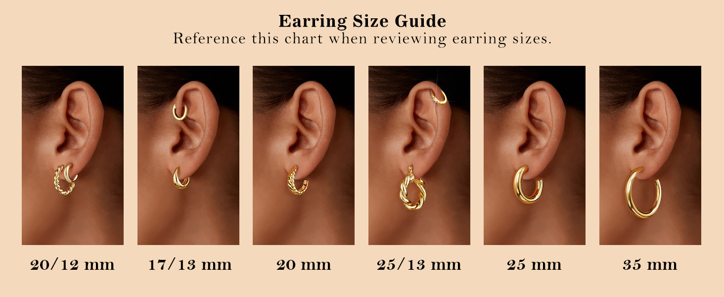 1724539225 136 Adoyi 9 Pairs Gold Hoop Earrings Set for Women Girls