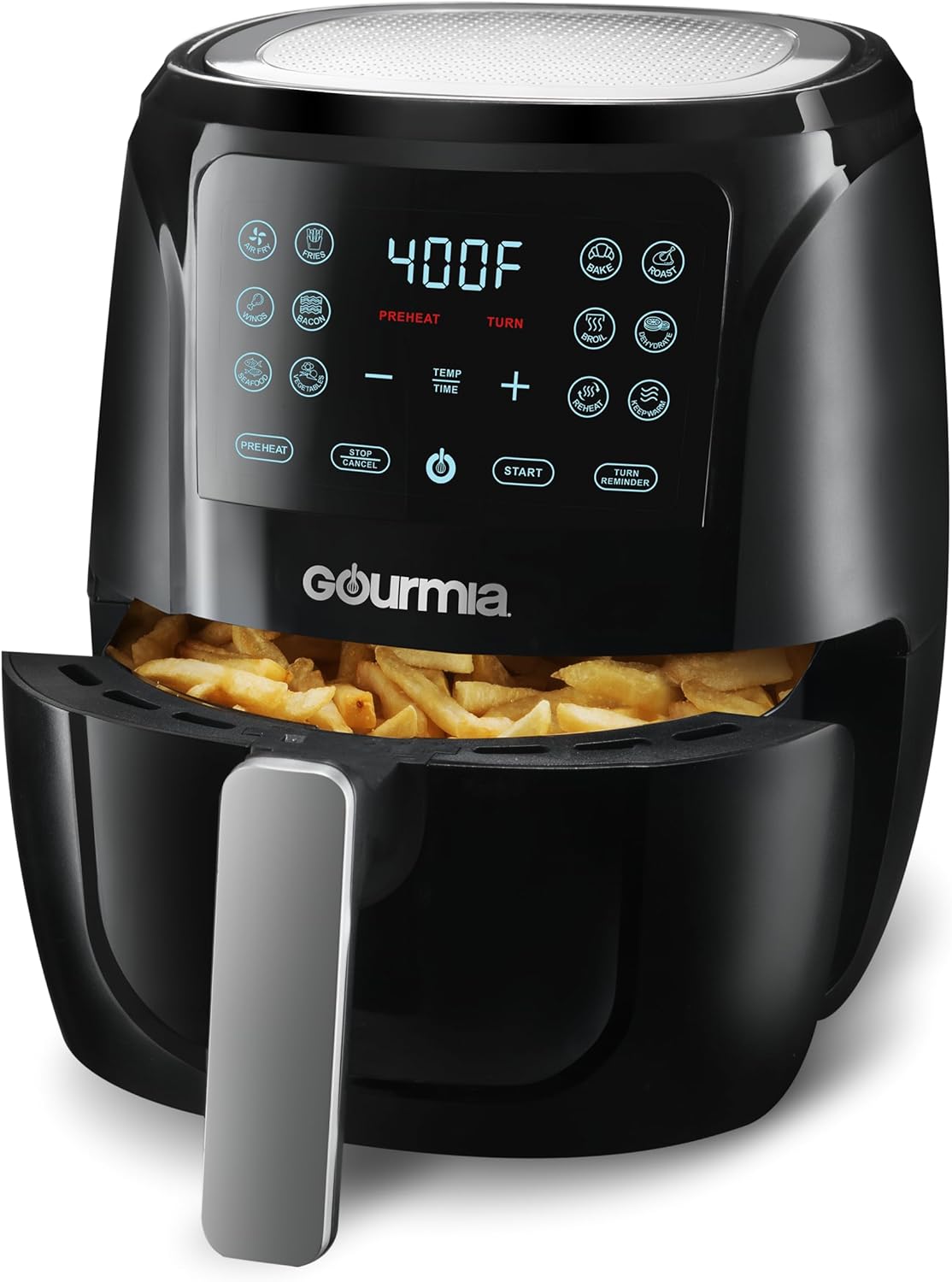 1724543586 750 Gourmia Air Fryer Oven Digital Display 4 Quart Large AirFryer