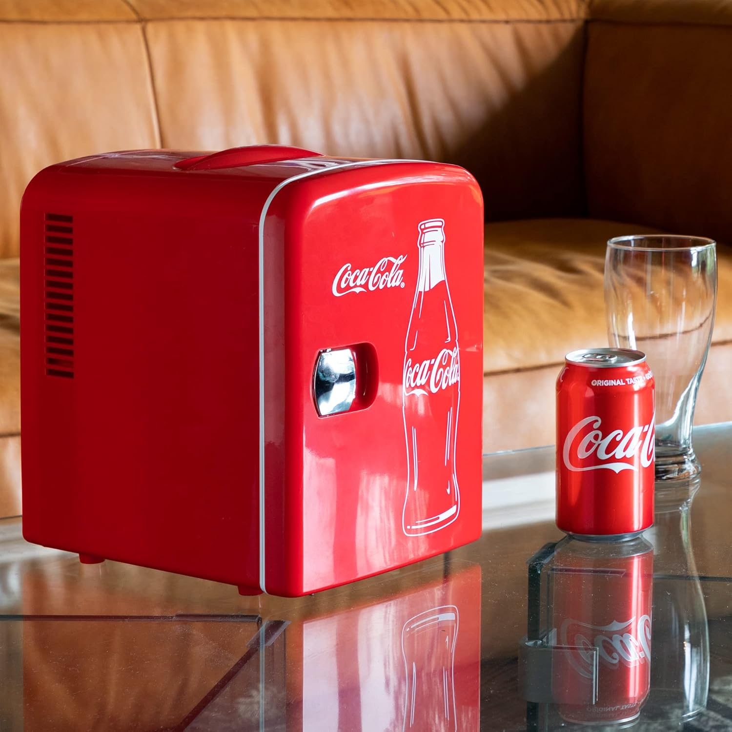 1724544397 538 Coca Cola Classic Coke Bottle 4L Mini Fridge w 12V DC