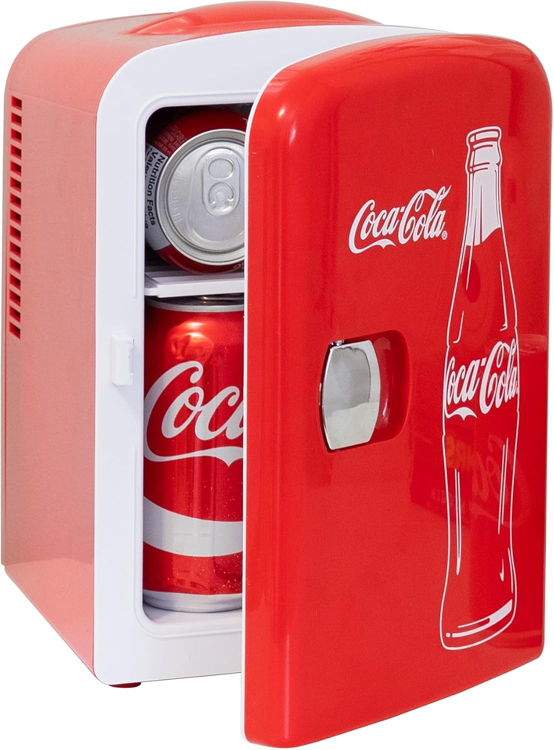 1724544399 347 Coca Cola Classic Coke Bottle 4L Mini Fridge w 12V DC