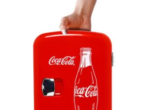 1724544401 807 Coca Cola Classic Coke Bottle 4L Mini Fridge w 12V DC