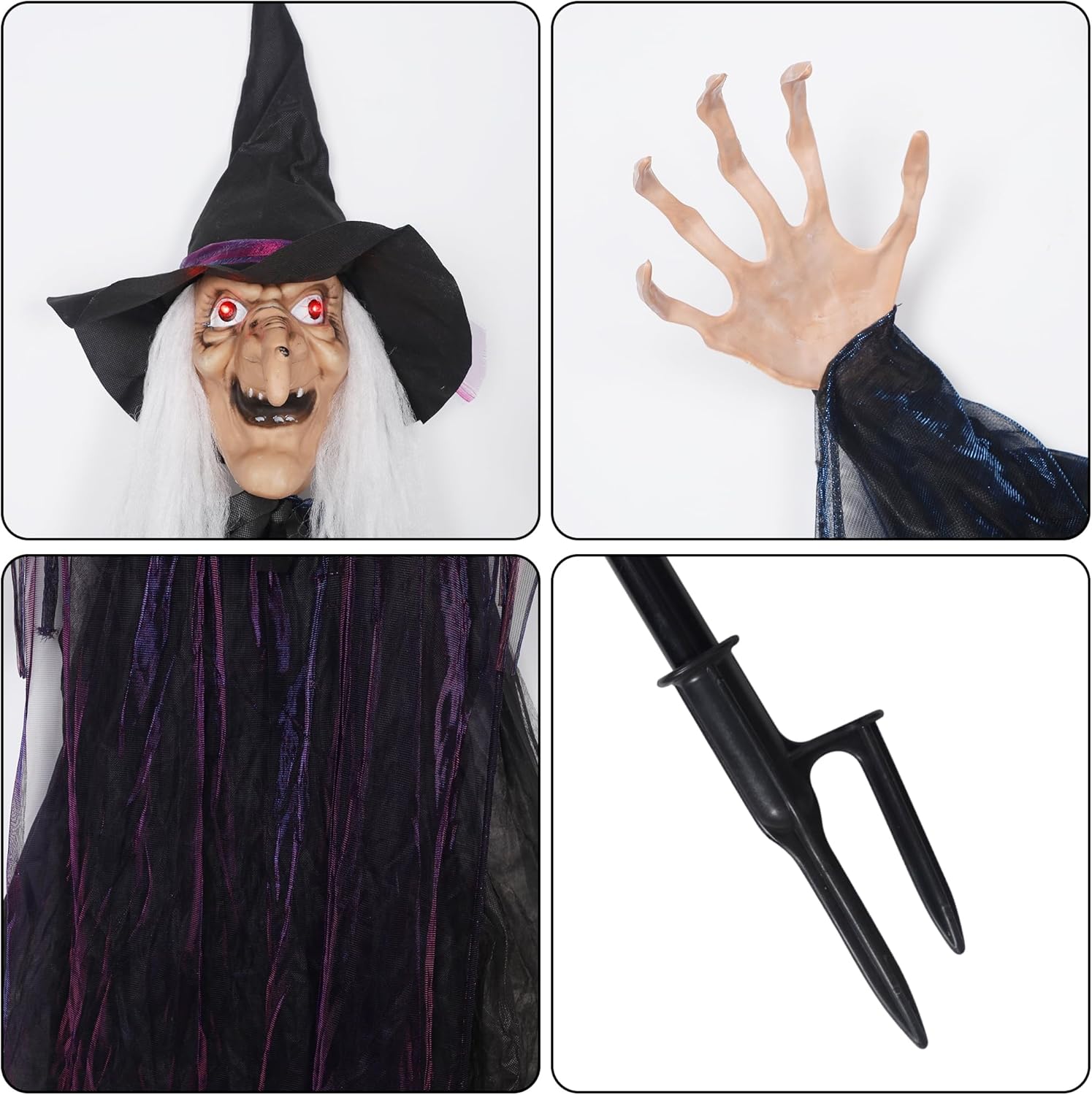 1724559949 246 DRDUDU 3 Witches Halloween Decor Outdoor Life Size Witch Yard