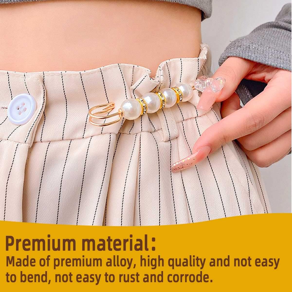 1724570328 441 5 Pieces Pearl Brooch Safety Pins for Clothes Safety Pin