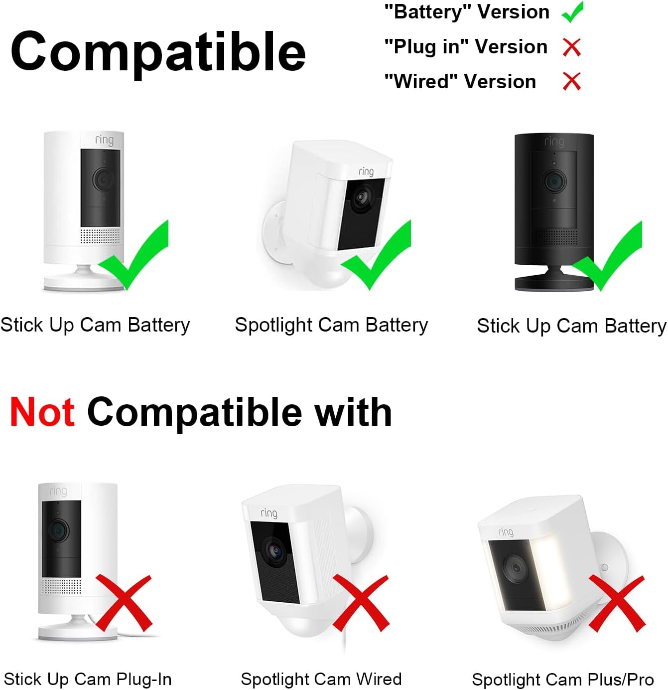 1724580560 336 Ring Camera Solar Panel Compatible with Ring Stick Up Cam