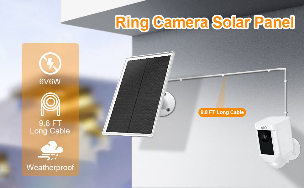 1724580560 902 Ring Camera Solar Panel Compatible with Ring Stick Up Cam