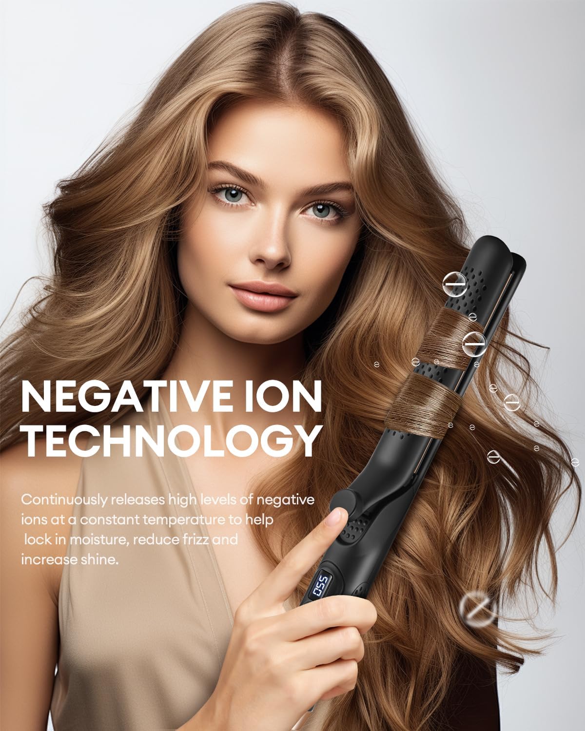 1724596949 526 360° Airflow Styler Professional 2 in 1 Curling Iron and Straightener