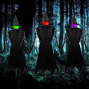 1724597819 572 Hourleey Halloween Decorations 6 FT Set of 3 Lighted Halloween