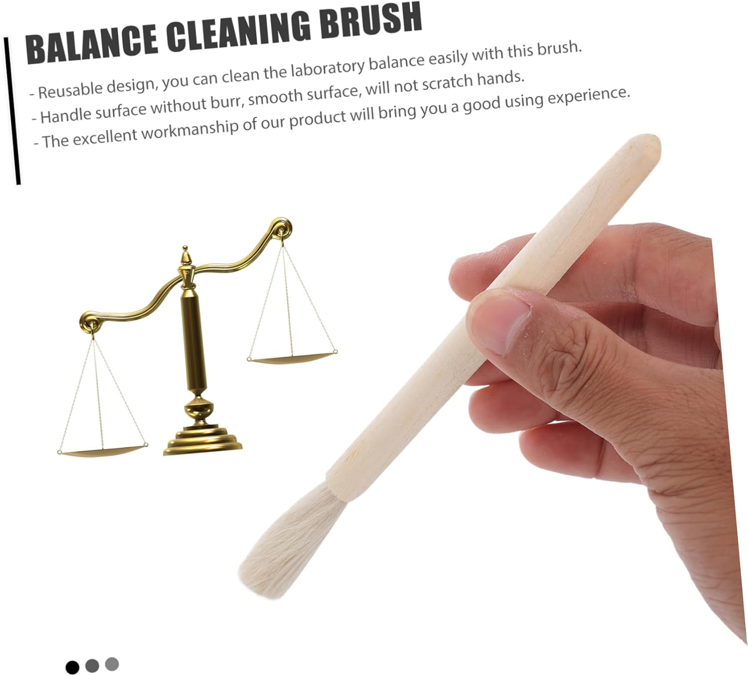 1724598684 600 GLEAVI 15 Pcs Laboratory Brush Glass Cleaning Brush Lab Balance