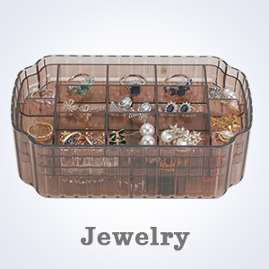 1724615658 341 LETURE 3 Layer Jewelry Organizer Box for Earrings Rings Necklaces Bracelets