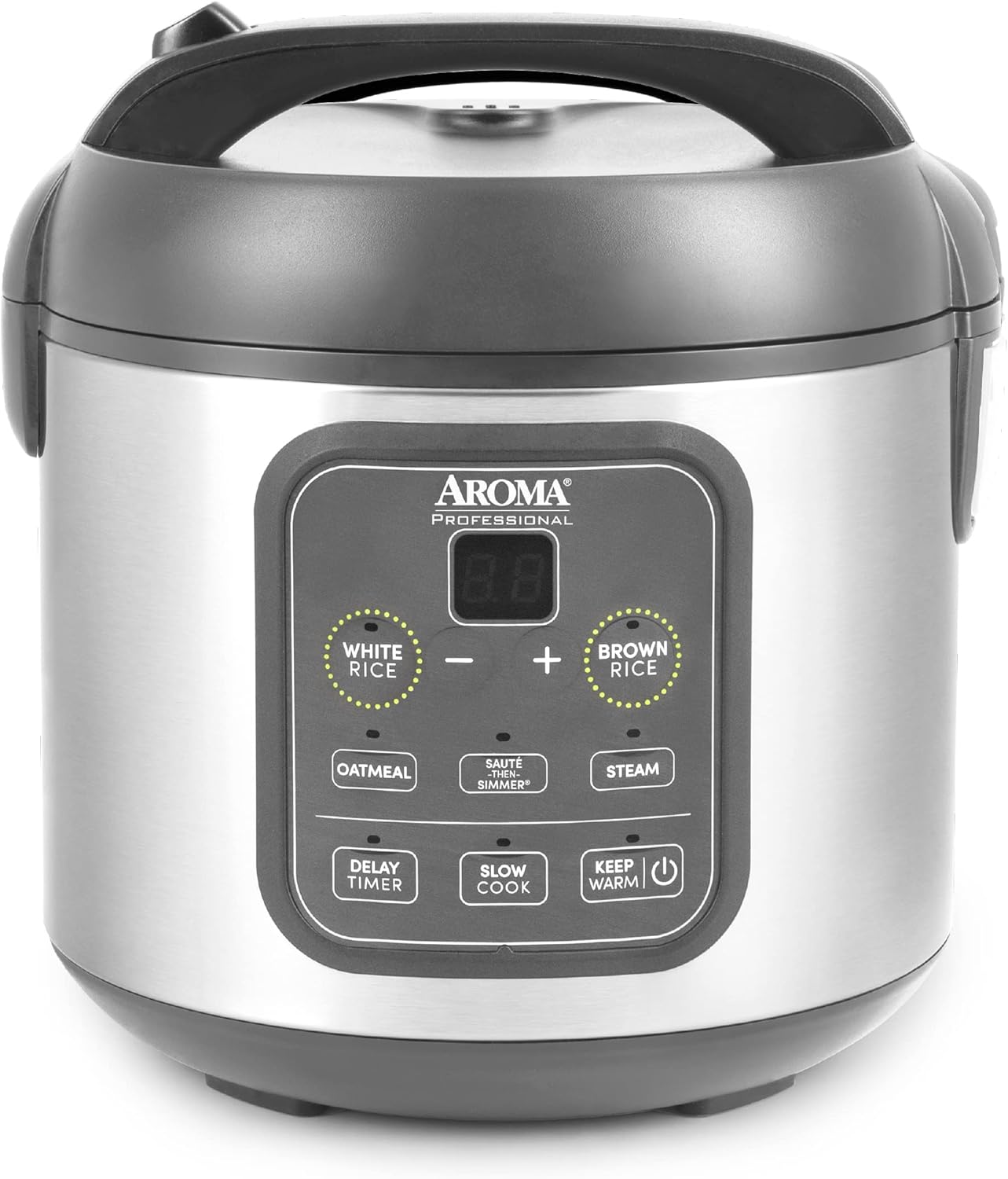 AROMA Professional Digital Rice Cooker Multicooker 4 Cup Uncooked 8 Cup