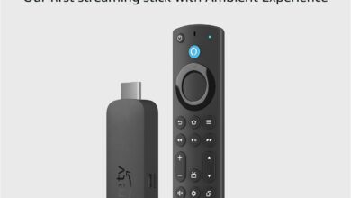 Amazon Fire TV Stick 4K Max streaming device, supports Wi-Fi 6E, free & live TV without cable or satellite