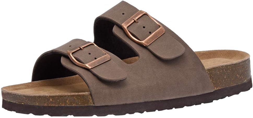 CUSHIONAIRE Womens Lane Cork Footbed Sandal With Comfort