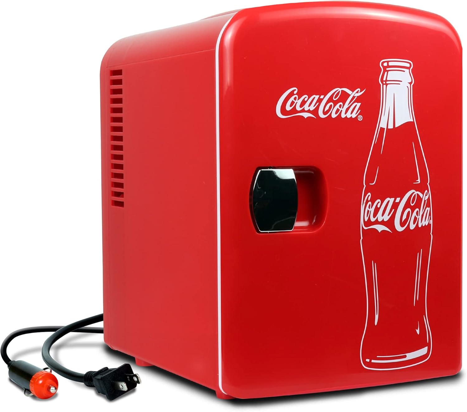 Coca Cola Classic Coke Bottle 4L Mini Fridge w 12V DC