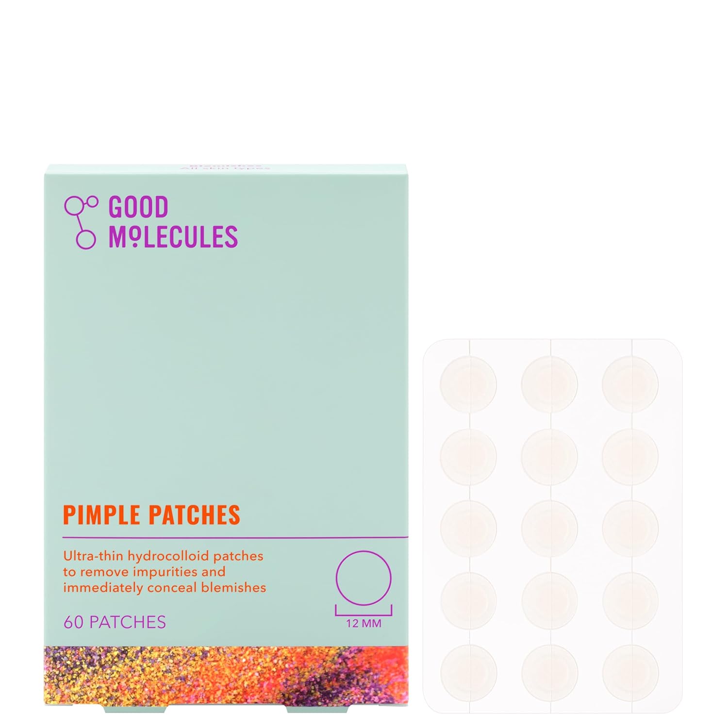 Good Molecules Pimple Patches 60 Patches Ultra Thin Hydrocolloid Patches