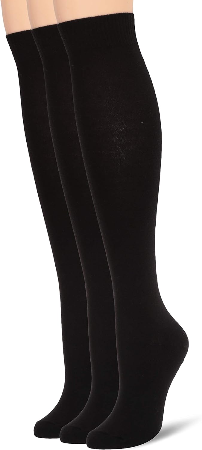 HUE Womens Flat Knit Knee High Sock