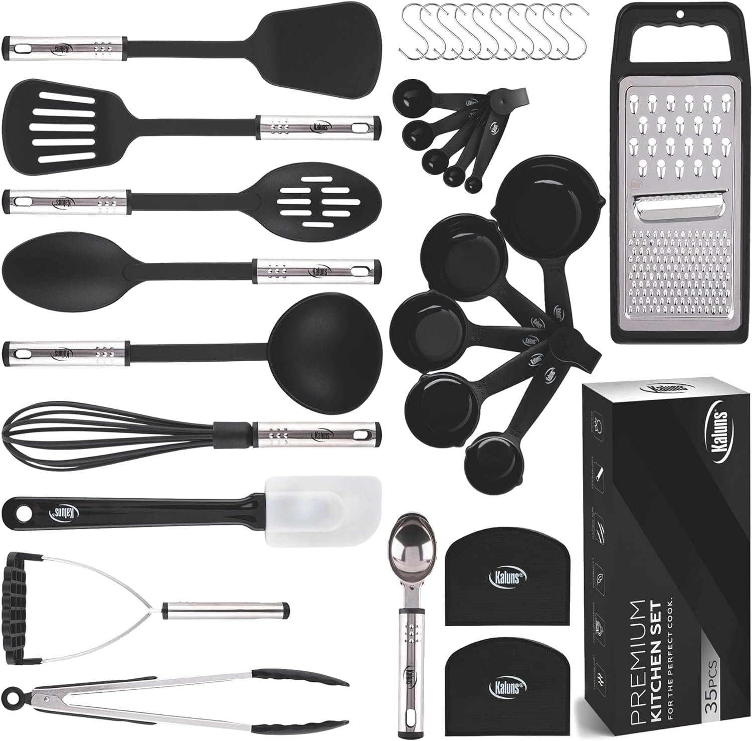 Kitchen Utensils Set 35 PCS Cooking Utensils Set Nonstick and