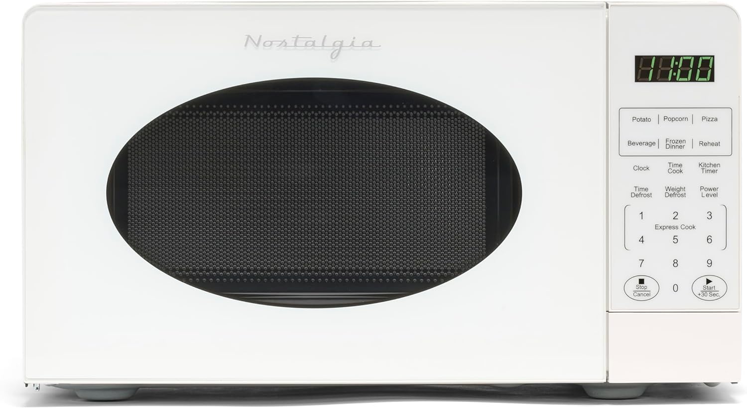 Nostalgia Modern Retro Countertop Microwave Oven 700 Watt 07